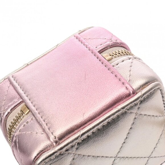 CHANEL Matrasse Mini Chain bag Silver/Pink AP2529 shoulder bag - Picture 6 of 16